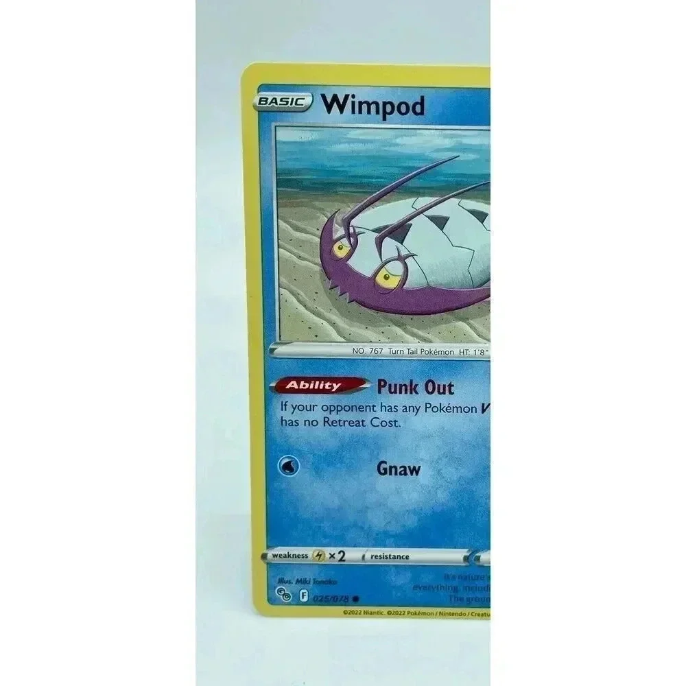 Wimpod 025/078 Stamped Pokémon GO Non-Holo Pokémon TCG‎ Mint Unplayed